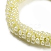 Crochet Glass Beads Braided Stretch Bracelet BJEW-K232-01F-2