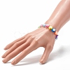 Handmade Polymer Clay Beads Stretch Bracelets BJEW-JB06560-5
