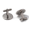 304 Stainless Steel Cuff Buttons STAS-L262-39H-P-1