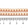 Electroplated Synthetic Non-Magnetic Hematite Beads Strands G-H020-I01-01-4