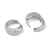 Brass Hoop Earrings for Women EJEW-L292-002P-2