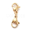 304 Stainless Steel Double Lobster Claw Clasps LS-STAS-E178-01A-G-1