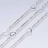 Tarnish Resistant 304 Stainless Steel Cable Chains CHS-E017-01P-1