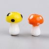 Mushroom Handmade Lampwork Beads Strands LAMP-R116-03A-2