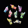 Imitation Fruit Tea Resin Pendants CRES-S359-31-1