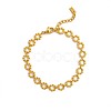 304 Stainless Steel Link Chains Bracelets STAS-OY016-97G-1