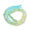Transparent Glass Bead Strands GLAA-H023-03A-3