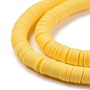 Handmade Polymer Clay Beads Strands CLAY-R089-6mm-Q035-3