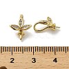 Rack Plating Brass Micro Pave Cubic Zirconia Peg Bails KK-S397-10G-3