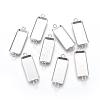 Non-Tarnish 304 Stainless Steel Cabochon Connector Settings X-STAS-F222-032-1