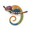 Alloy Enamel Brooches JEWB-P012-06B-1