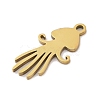 201 Stainless Steel Pendants STAS-U016-08G-04-2