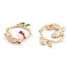 Rack Plating Alloy Enamel Pendants LS-FIND-A040-04KCG-01-2