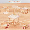 Mini Wooden Chairs DJEW-WH0042-03A-4