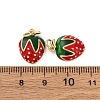 Brass Enamel Pendants KK-S525-10G-B-3