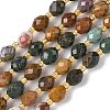 Natural Ocean Jasper Beads Strands G-F809-A36-01-2