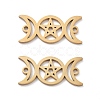 Ion Plating(IP) Tarnish Resistant 304 Stainless Steel Hollow Connector Charms STAS-P332-01G-1