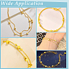 60Pcs Rack Plating Star Brass Beads KK-UN0003-58-6