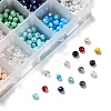 15 Colors Electroplate Glass Beads EGLA-JP0002-02E-6mm-5