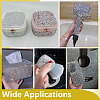 Glitter Resin Hotfix Rhinestone DIY-WH0622-417A-5