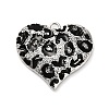 Brass Micro Pave Cubic Zirconia Pendants KK-L229-077A-G-1