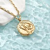 304 Stainless Steel Constellation Pendant Necklaces NJEW-K392-01G-01-3