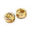 Ion Plating(IP)  304 Stainless Steel Slide Charms STAS-C089-06A-G-2
