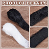 4Pcs 2 Colors Artificial Wool Costume Accessories DIY-NB0013-17-5