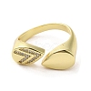 Rack Plating Brass Micro Pave Cubic Zirconia Finger Ring RJEW-C072-28G-2