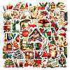 50Pcs Christmas Eve Theme Cartoon Paper Stickers DIY-P085-11-1