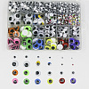 1Box Craft Plastic Wiggle Googly Eyes Cabochons Set DOLL-PH0001-06-1