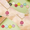 120Pcs 12 Colors Golden Plated Alloy Charms ENAM-SZ0001-64U-7