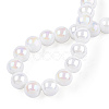 Electroplate Opaque Glass Beads Strands LS-GLAA-T032-P6mm-AB02-2