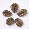 Spray Painted Natural Cowrie Shell Beads X-SHEL-S274-26-2