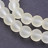 Baking Paint Transparent Glass Bead Strands GLAA-S031-8mm-23-3