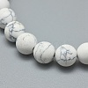 Synthetic Turquoise Jasper Bead Stretch Bracelets BJEW-K212-C-009-3