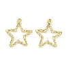 Rack Plating Alloy Pendants PALLOY-D023-03G-1