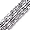 Electroplate Non-magnetic Synthetic Hematite Beads Strands G-J164A-4mm-04-1