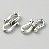 Tibetan Style Zinc Alloy S-Hook Clasps FIND-WH0144-88AS-1