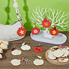 24Pcs Wood Keychain KEYC-OC00009-4