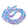 Two Tone Resin Beads Strands GLAA-T035-02E-3