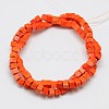 Synthetic Turquoise Beads Strands TURQ-G108-4x4mm-10-2
