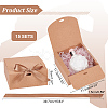 Square Kraft Paper Jewelry Gift Boxes CBOX-WH0003-35C-2