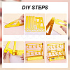 1 Set Opaque Acrylic Earring Display Stands EDIS-PH0001-23-5