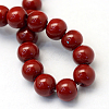 Baking Paint Glass Pearl Round Bead Strands HY-Q003-10mm-35-4