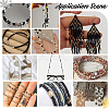 200G 2 Colors 6/0 Glass Round Seed Beads SEED-PH0002-11B-6