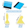 Olycraft 12Pcs 6 Style Plastic Squeegee & Putty Knife Set TOOL-OC0001-49-2