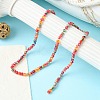 Electroplate Glass Beads Strands EGLA-yw0002-C03-6