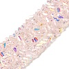 Transparent Glass Beads Strands EGLA-P061-04A-AB06-1