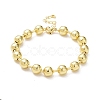 Rack Plating Brass Ball Chain Bracelets for Women BJEW-G676-01D-G-1